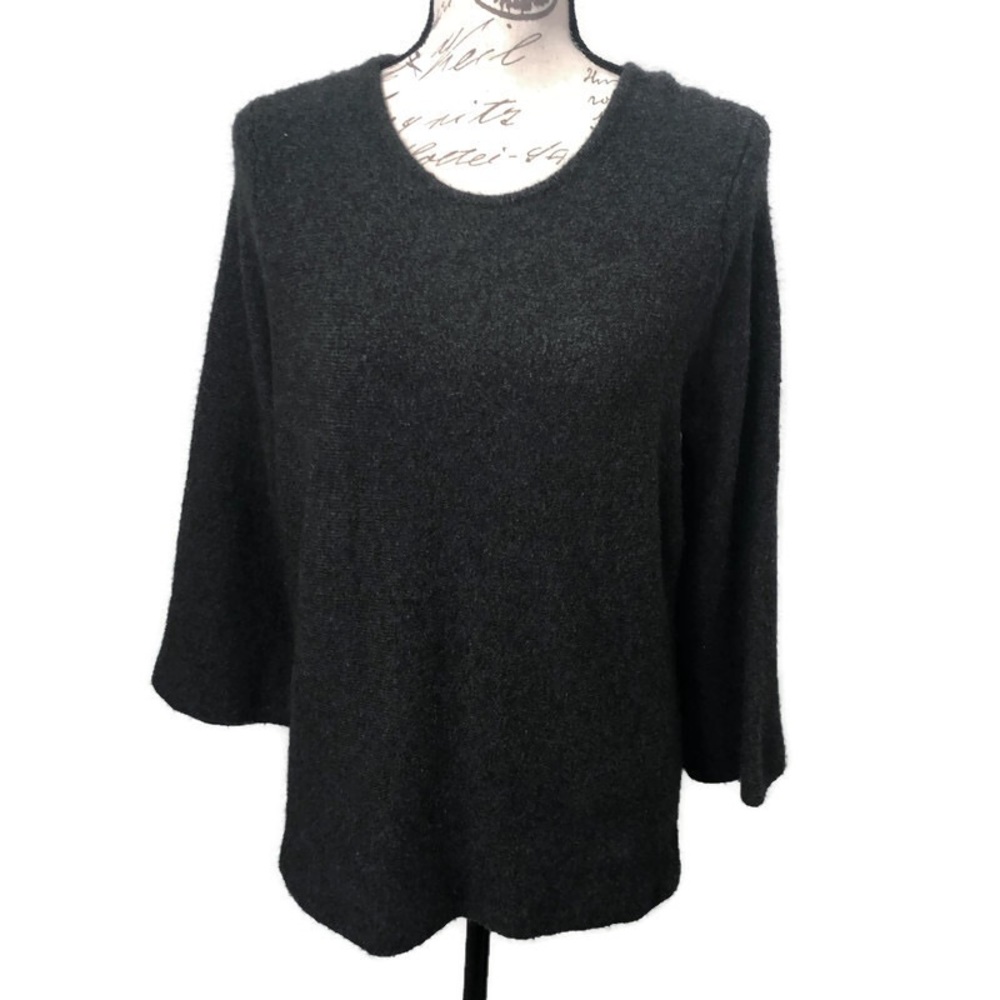 ANN TAYLOR LOFT |Charcoal Gray Sweater Size Medium